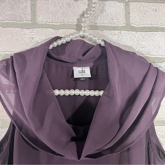 Cabi Style 3978 Surround Top in Deep Purple Size XS - Picture 8 of 10